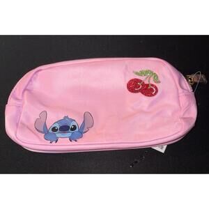 Brand New Stitch From Lilo & Stitch Makeup Bag Pouch With Cherries